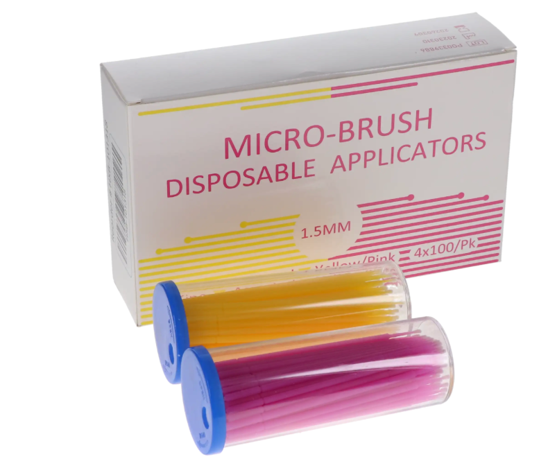 Micro-Brush Disposable Applicators – Fine, Assorted Colors (400 Pack)