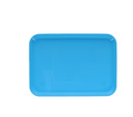 Plastic Flat Trays, Neon Blue – Dental Tray (1 Pack)
