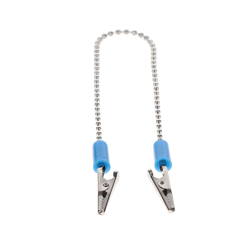 Daisy Chain Bib Clips – Blue (3 Pack)
