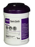 Professional Disposables Surface Disinfectant Super Sani-Cloth Wipes Large, 160 Count - Purple
