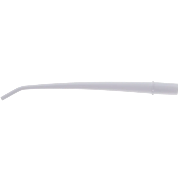 Disposable Surgical Aspirator Tips, Plastic, Small, 1/8", White, (25/Pk)